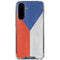 Czech Republic Flag Distressed Galaxy A36 5G Clear Case
